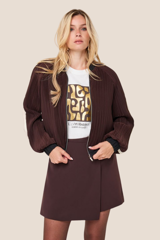 Jacket Bomber Plisse