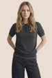 Dark Grey Melange With Yellow