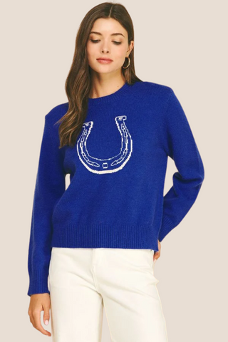 Horseshoe Graphic Sweater