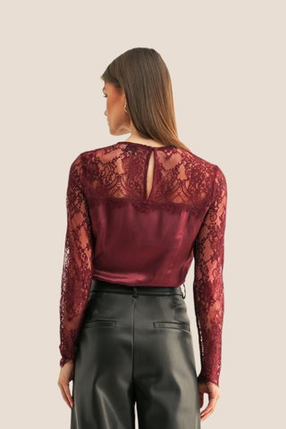 Kataleya Lace Long Sleeve Top