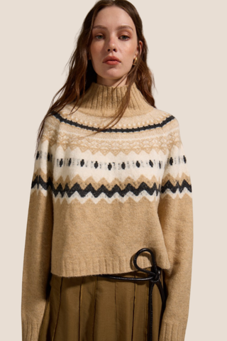 Cinnamon Turtleneck Sweater