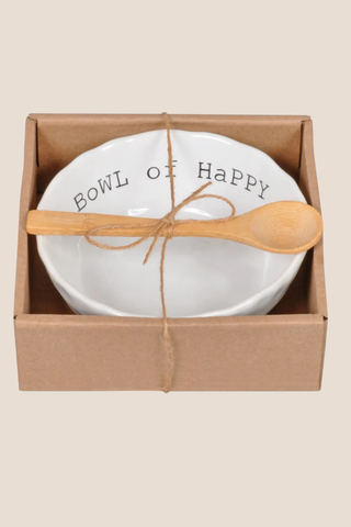 Bowl Of Happy - White