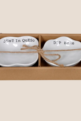 Just In Queso Dip Set - White