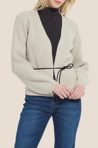 Ravenna Peplum Knitted Cardigan