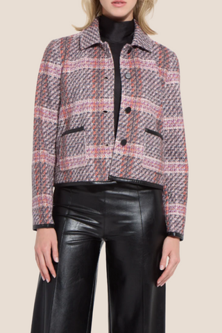 Romina Cropped Tweed Jacket