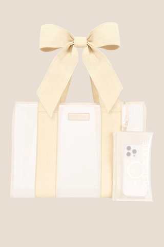 Jelly Tote - Ecru Raffia